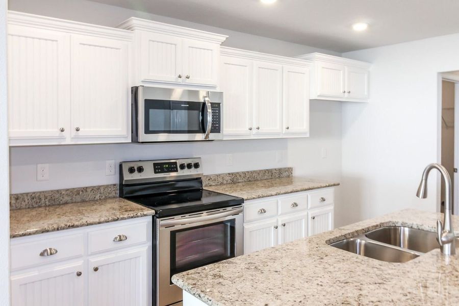 Furnished interior view inside a new home in Pecan Valley, Cantonment (Image 5).
