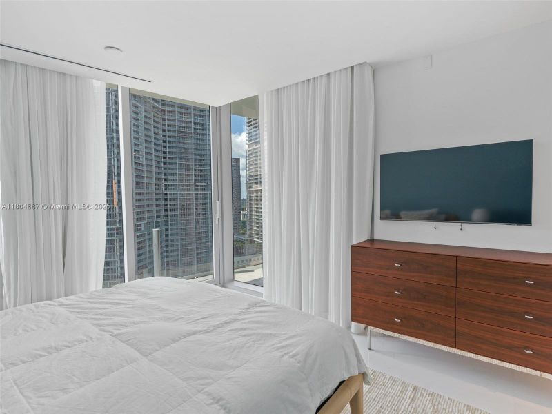 Furnished interior view inside a new home in , Miami (Image 9).