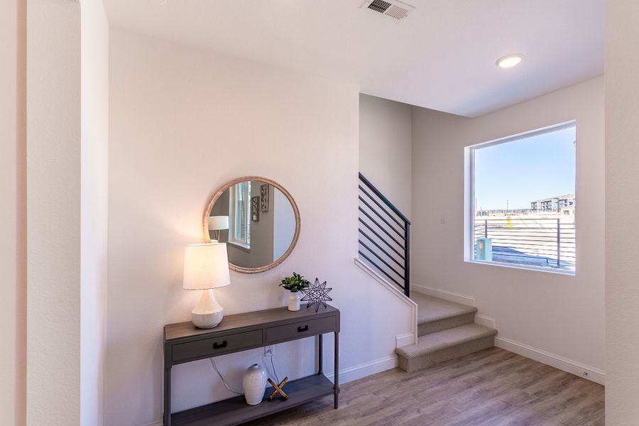 Representative furnished interior of a home built from the Tristyn by Lokal Homes in Victory Ridge, Colorado Springs (Image 11).