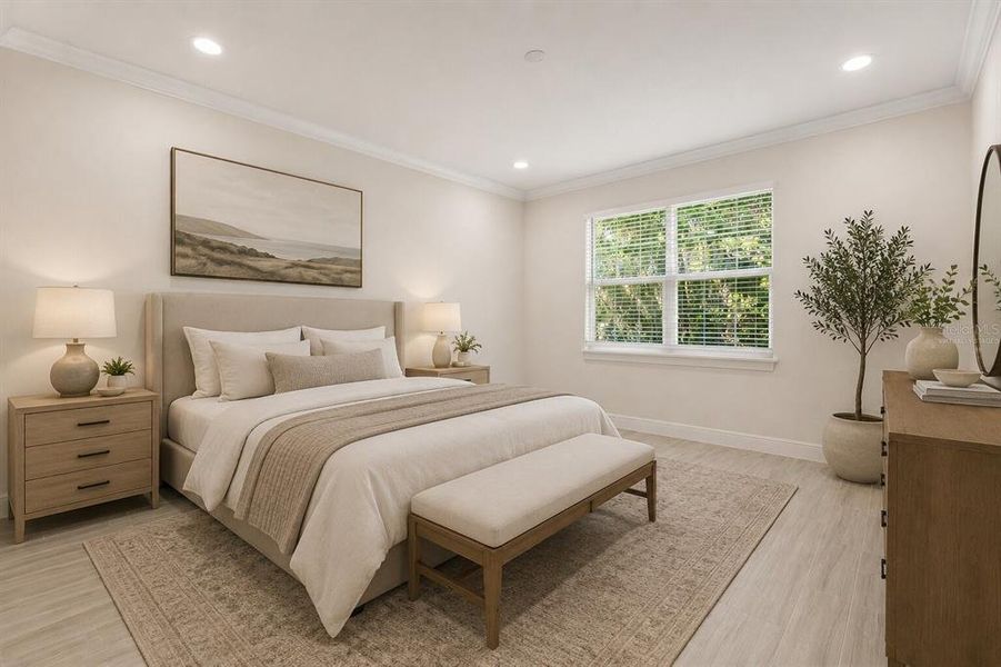 Furnished interior view inside a new home in , Belleview (Image 8).