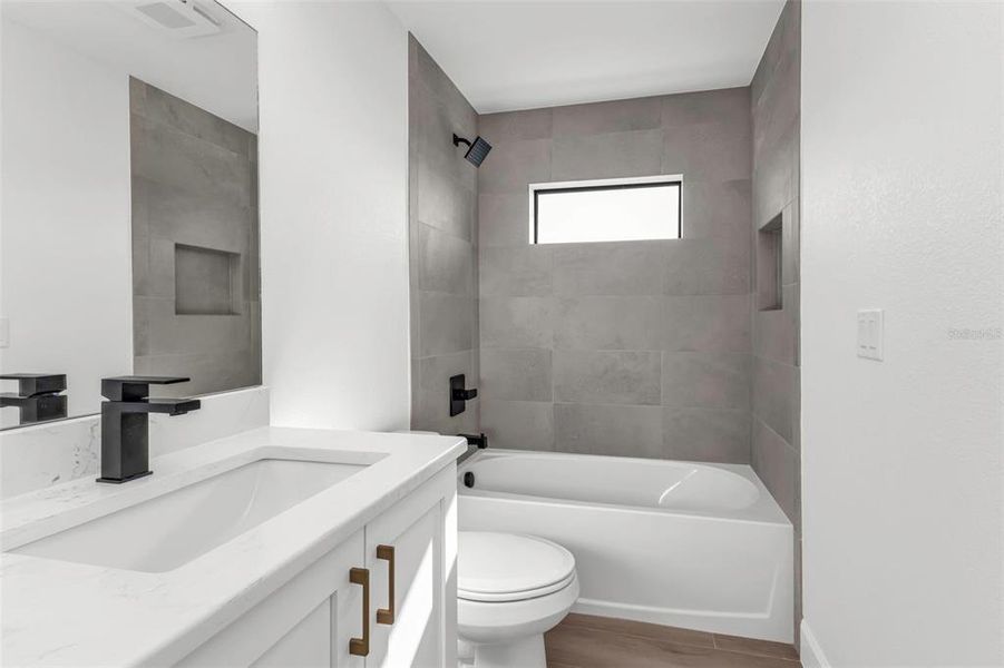 Furnished interior view inside a new home in , Port Charlotte (Image 17). Furnished interior view inside a new home in , Port Charlotte (Image 17).