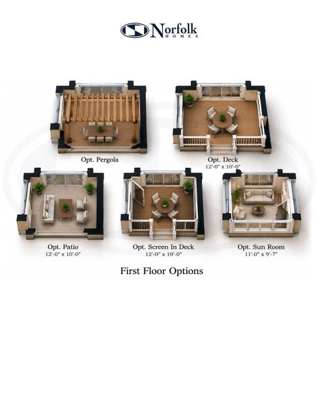 2D floor plan layout for the The Hartland by Norfolk Homes in Preserve at Magnolia Park, Jackson, MI (Image 5).