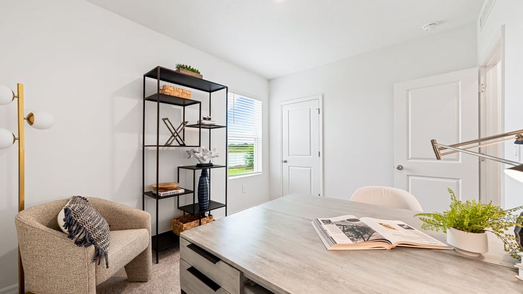 Representative furnished interior of a home built from the Seneca by Taylor Morrison in Firethorn, Parrish (Image 17).
