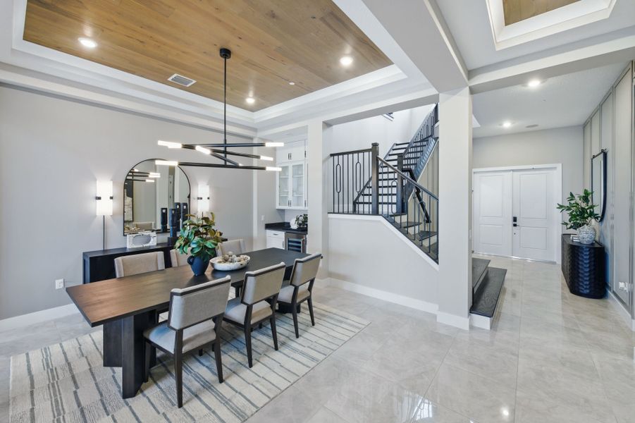 Representative furnished interior of a home built from the Livingston II by Pulte Homes in Marigold, Davie (Image 17).