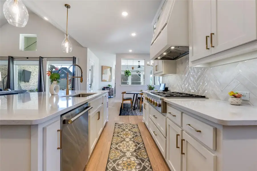 Furnished interior view inside a new home in Pecan Square - Estates, Northlake (Image 4).