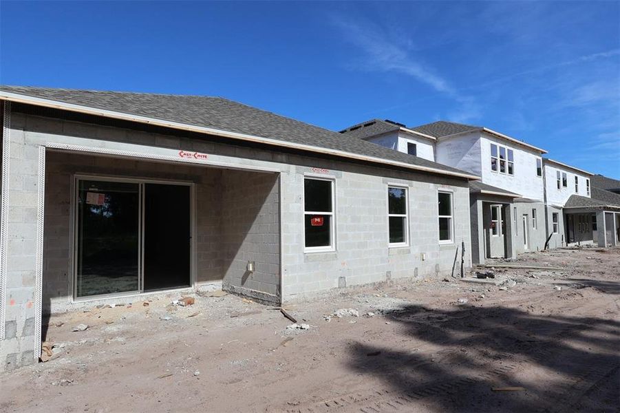 In-progress construction of a new home in Eden at Crossprairie, St. Cloud, FL (Image 9).
