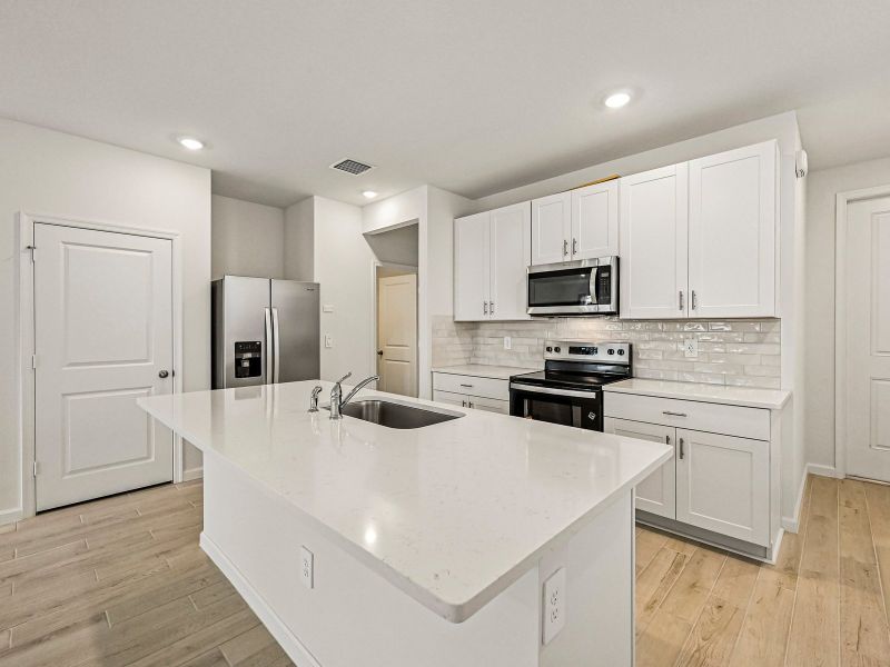 Furnished interior view inside a new home in Tidewater, Fort Pierce (Image 6).