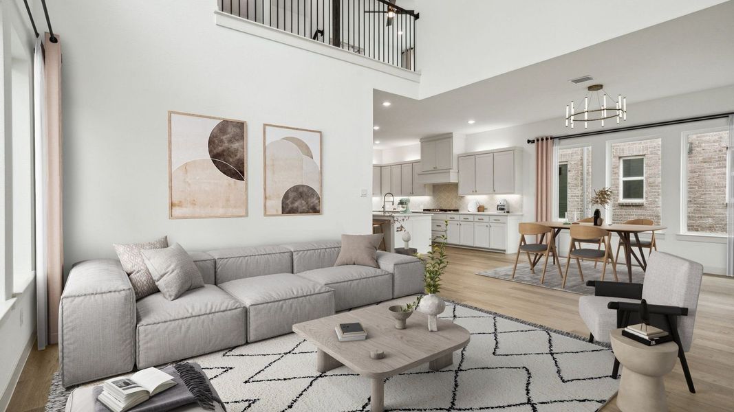 Staged Living + Dining Room Staged Living + Dining Room