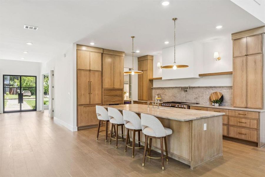 Furnished interior view inside a new home in , Dallas (Image 9).