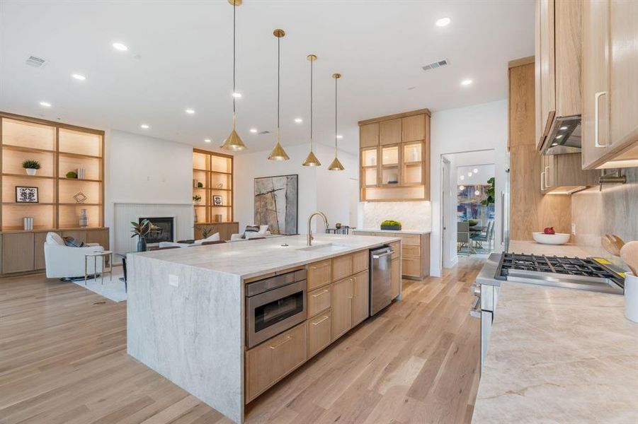 Furnished interior view inside a new home in , Dallas (Image 11).