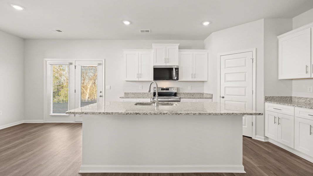 Furnished interior view inside a new home in The Abbey at Trolley Run Station, Aiken (Image 3).