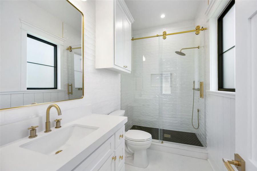 Furnished interior view inside a new home in , Houston (Image 45).