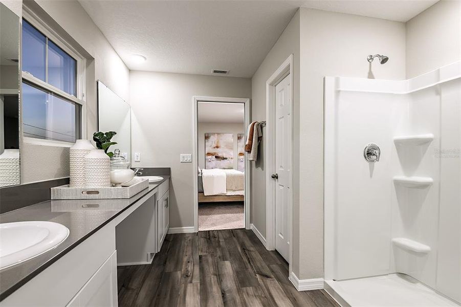 Furnished interior view inside a new home in Scenic Terrace, Haines City (Image 10).