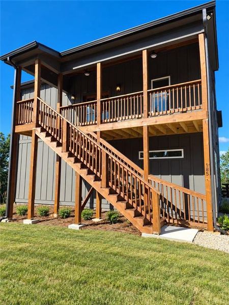 Exterior details and patio area of a home in , Ranger (Image 30).
