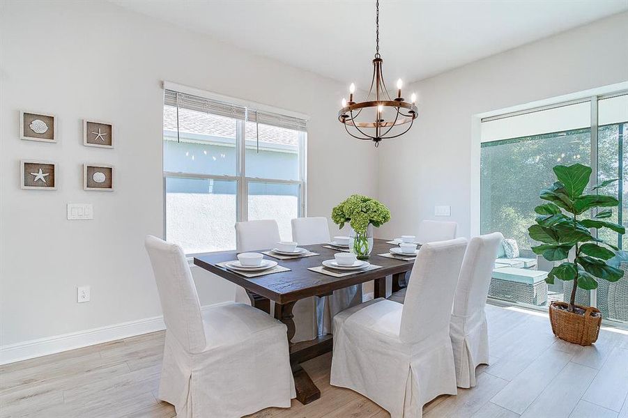 Furnished interior view inside a new home in , Kissimmee (Image 10).