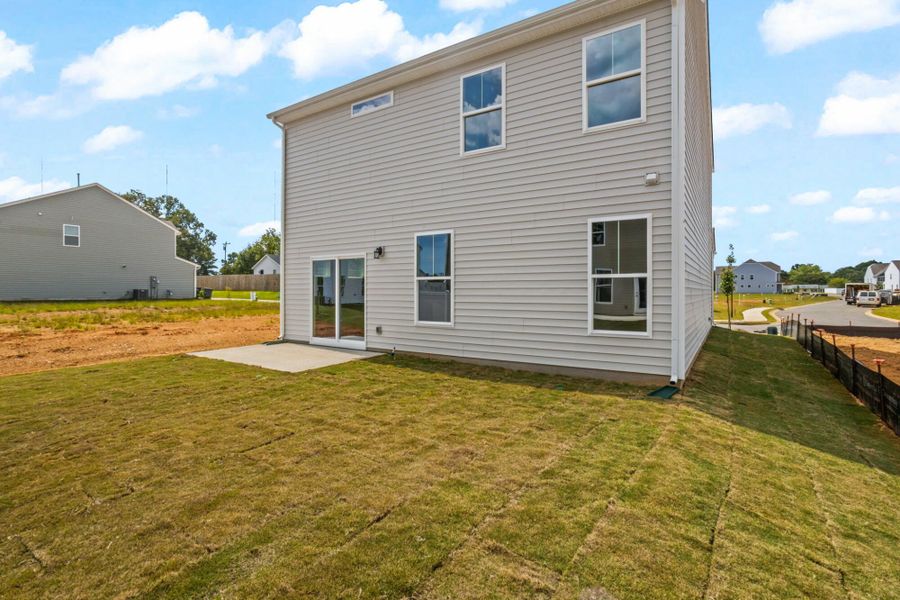 Exterior details and patio area of a home in Bellevue, Greenville (Image 16). Exterior details and patio area of a home in Bellevue, Greenville (Image 16).