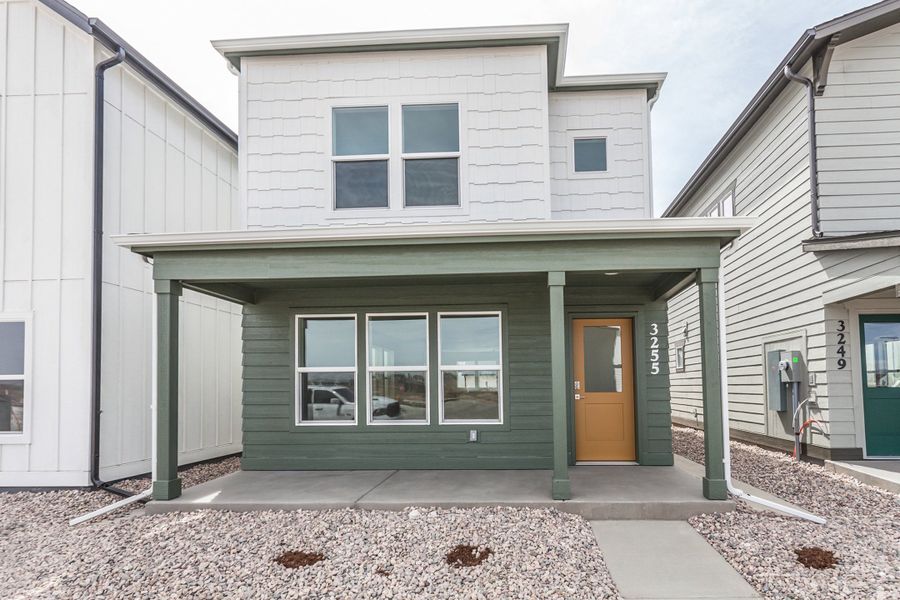 Exterior details and patio area of a home in Bloom, Fort Collins (Image 29).