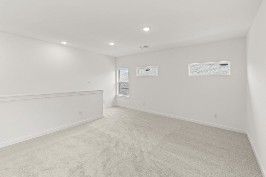 Spacious, unfurnished interior of a new home in Willow Grove Single-Family Homes, Melissa (Image 24). Spacious, unfurnished interior of a new home in Willow Grove Single-Family Homes, Melissa (Image 24).