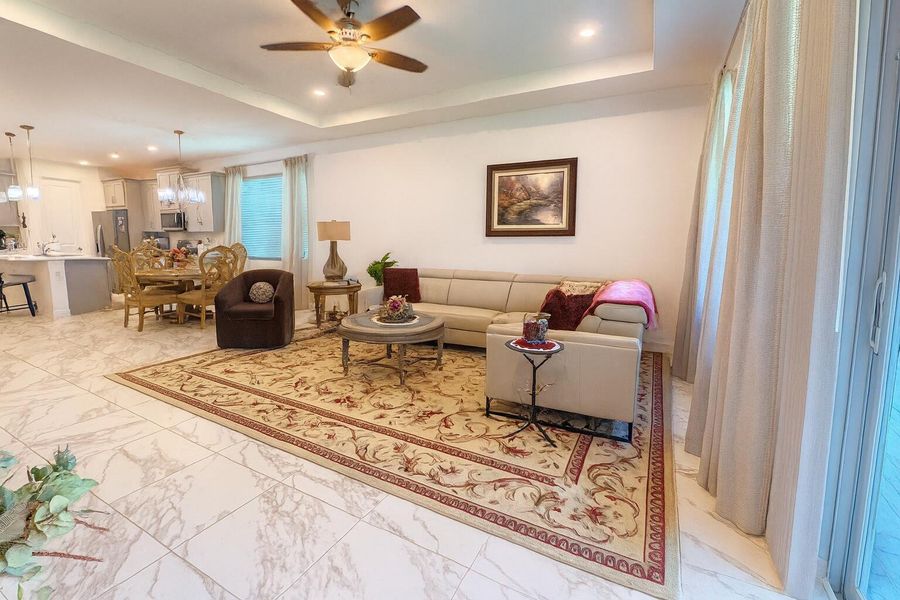 Furnished interior view inside a new home in Tradition - Kenley, Port St. Lucie (Image 28). Furnished interior view inside a new home in Tradition - Kenley, Port St. Lucie (Image 28).