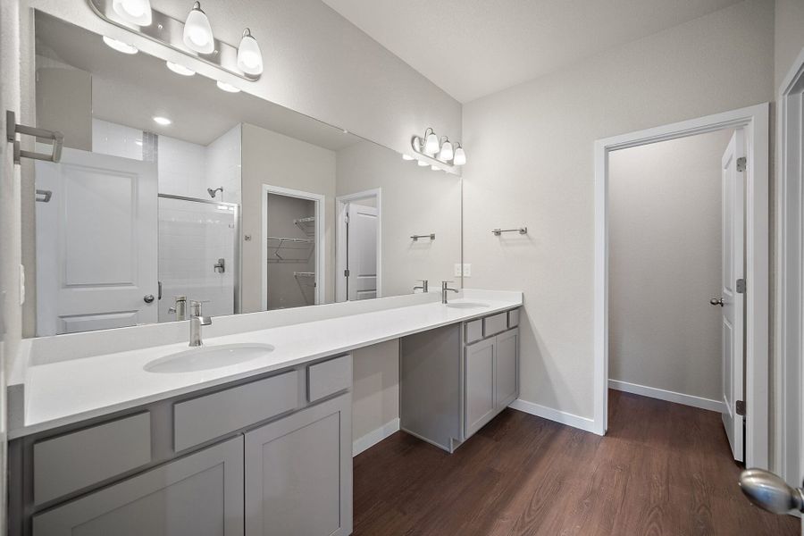 Furnished interior view inside a new home in Aspen Ranch, Fountain (Image 9).