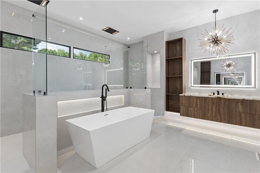 Furnished interior view inside a new home in , Sandy Springs (Image 7).