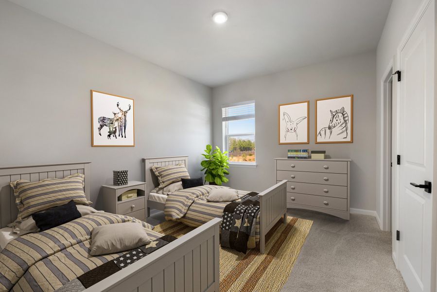 Representative furnished interior of a home built from the Sweetgum by Beazer Homes in The Groves of Berkeley, Moncks Corner (Image 12).
