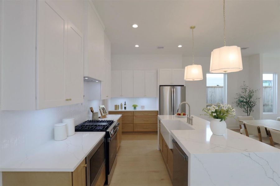 Furnished interior view inside a new home in , Houston (Image 7).