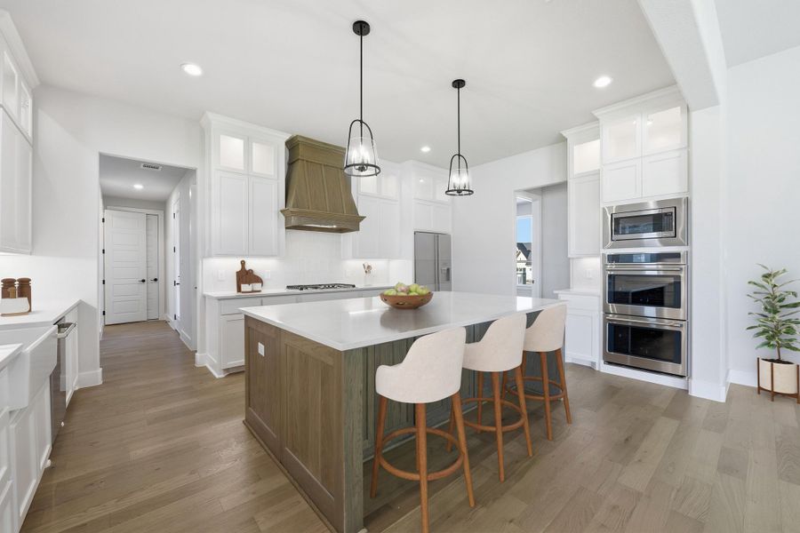 Representative furnished interior of a home built from the The Ponder by Kenmark Homes in Overton Oaks, Decatur (Image 5).