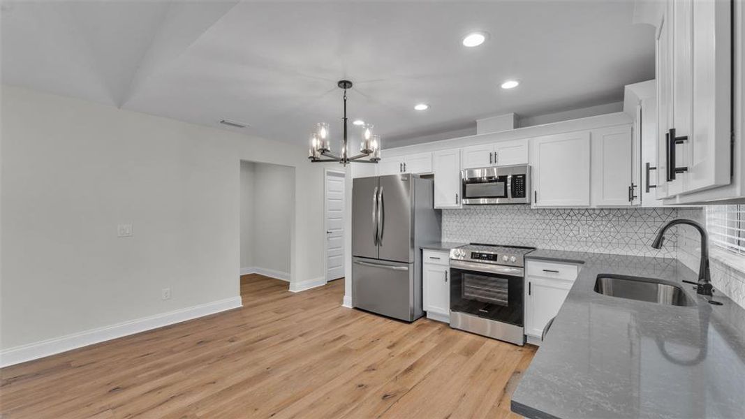 Furnished interior view inside a new home in , Lakeland (Image 6). Furnished interior view inside a new home in , Lakeland (Image 6).