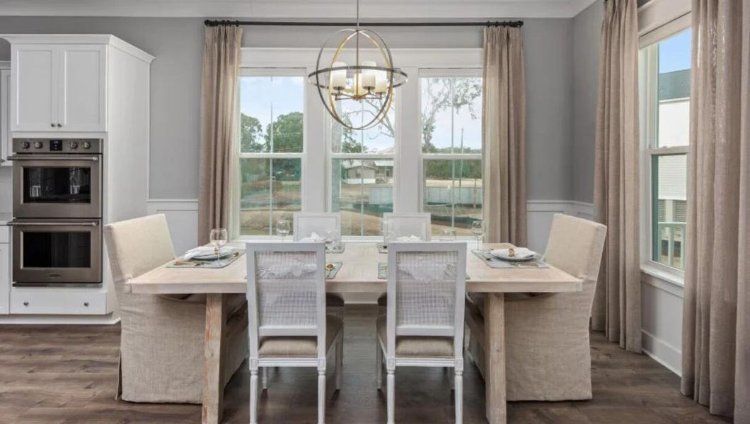 Furnished interior view inside a new home in , Summerville (Image 8).
