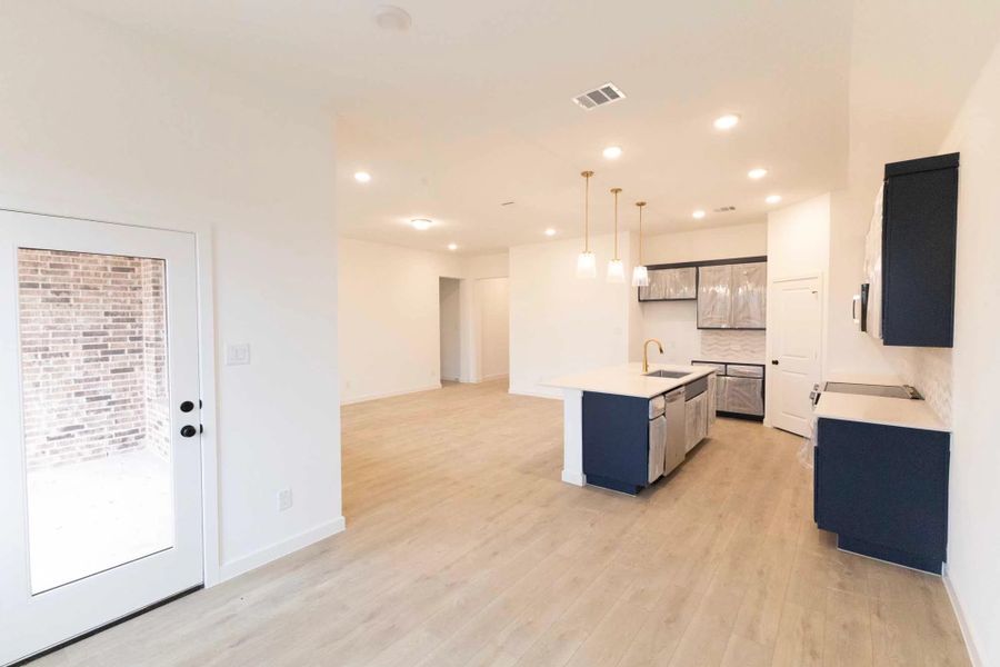 Open Kitchen-Living-Dining Room Construction Progress