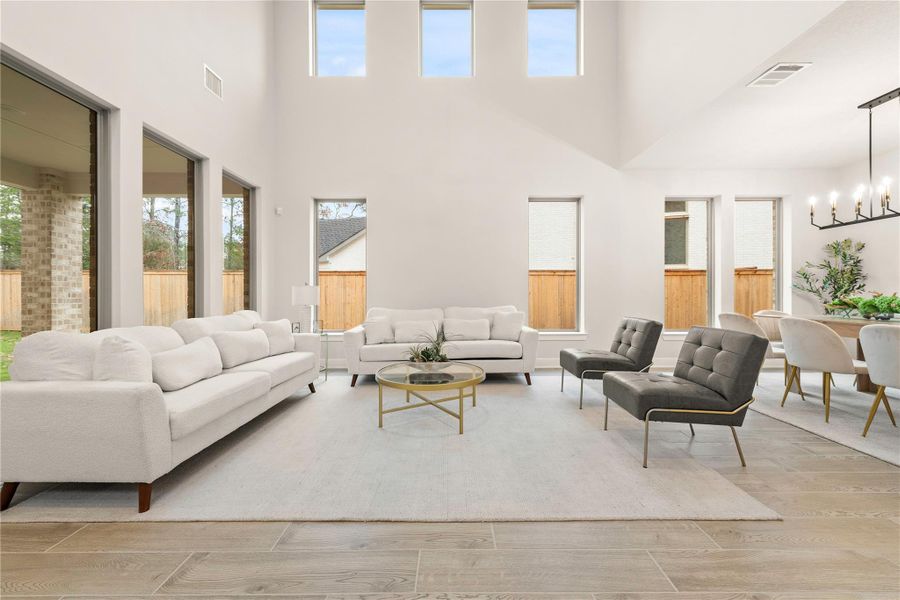 Furnished interior view inside a new home in Kresston, Montgomery (Image 7).