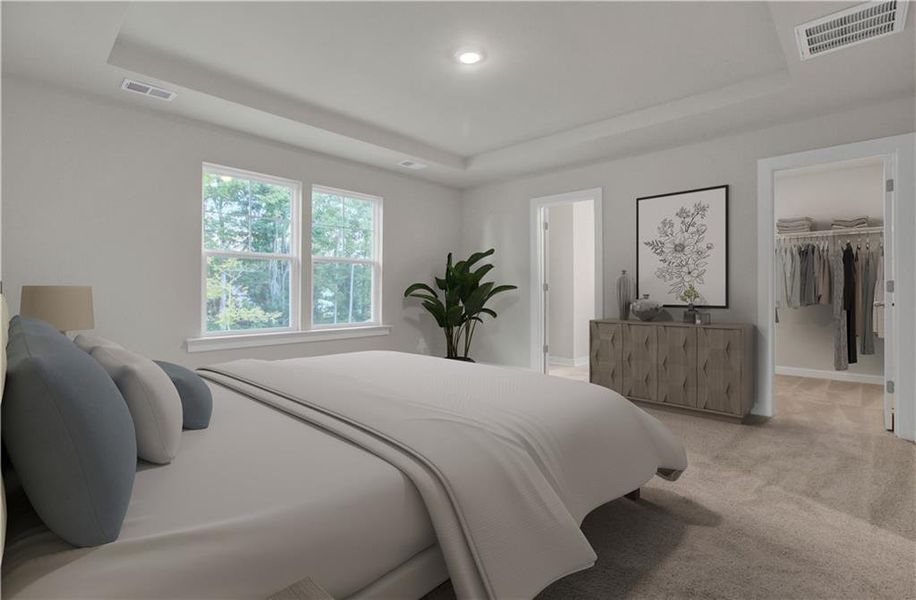 Furnished interior view inside a new home in Annsbury Park, Lilburn (Image 20).