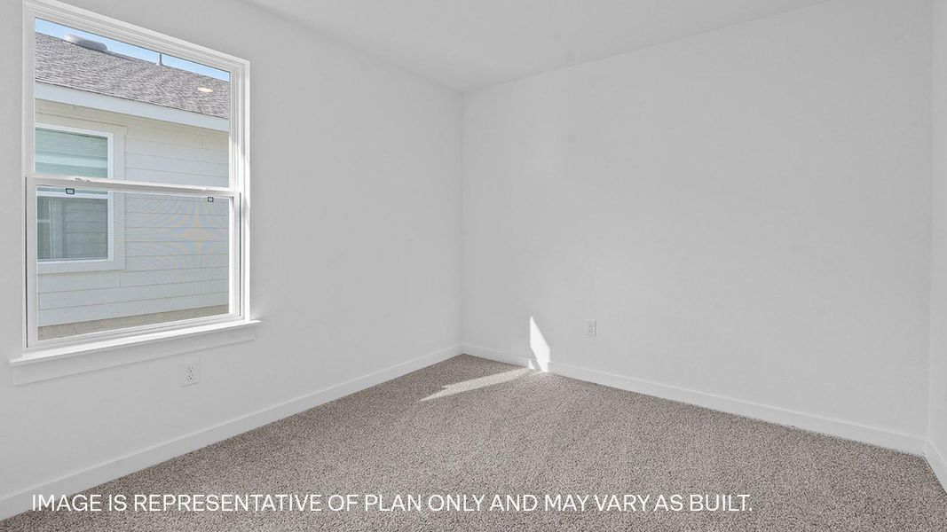 Spacious, unfurnished interior of a new home in Trails at Wildhorse, Austin (Image 13).
