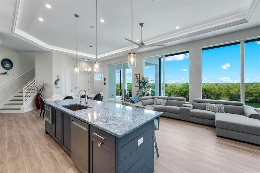 Furnished interior view inside a new home in , Cape Coral (Image 20).