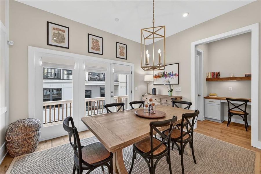 Furnished interior view inside a new home in , Decatur (Image 11).
