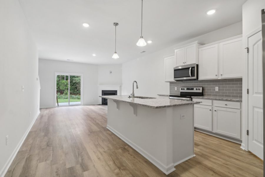 Representative furnished interior of a home built from the Kingston ll by Great Southern Homes in Portrait Hills, Aiken (Image 5).