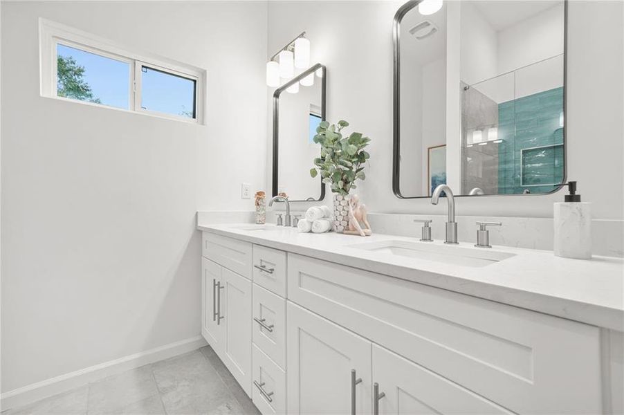 Furnished interior view inside a new home in , Atlanta (Image 18). Furnished interior view inside a new home in , Atlanta (Image 18).