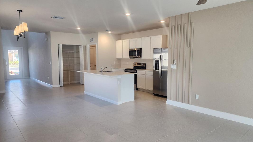 Furnished interior view inside a new home in , Fort Pierce (Image 10).