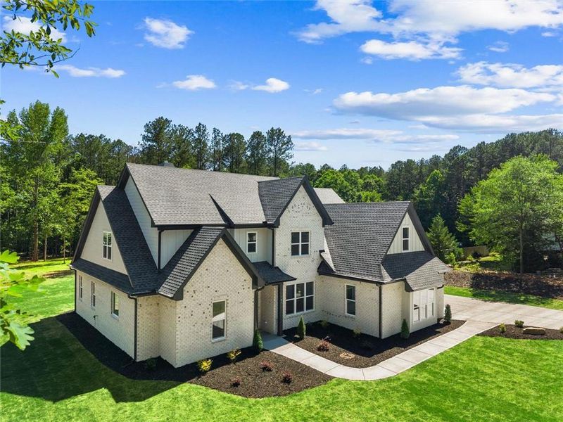 Front exterior of a new home in , Hull, GA, highlighting curb appeal (Image 37).