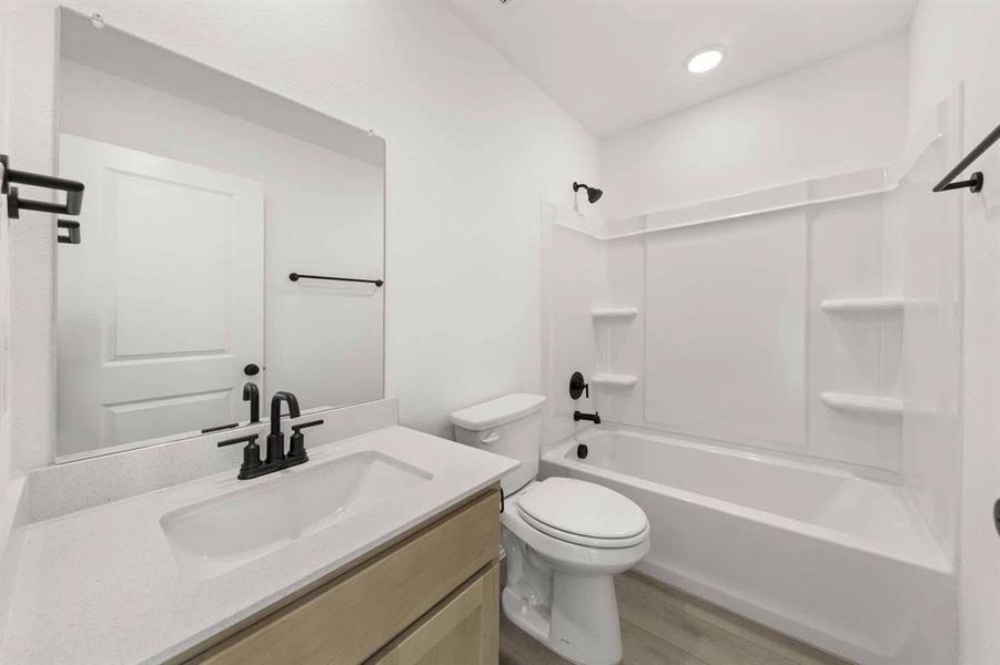 Furnished interior view inside a new home in Coyote Meadows 50s, Anna (Image 8). Furnished interior view inside a new home in Coyote Meadows 50s, Anna (Image 8).