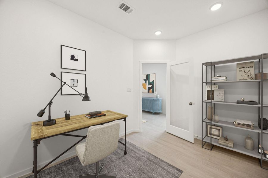 Furnished interior view inside a new home in Montgomery Bend, Montgomery (Image 9). Furnished interior view inside a new home in Montgomery Bend, Montgomery (Image 9).