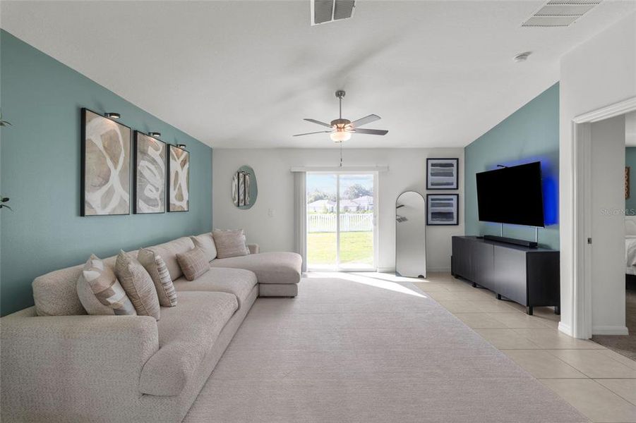 Furnished interior view inside a new home in Wind Meadows South, Bartow (Image 8).