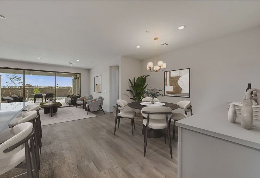 Virtually Staged Ridgecrest Flourish HS 91 Dine - 3 of 19