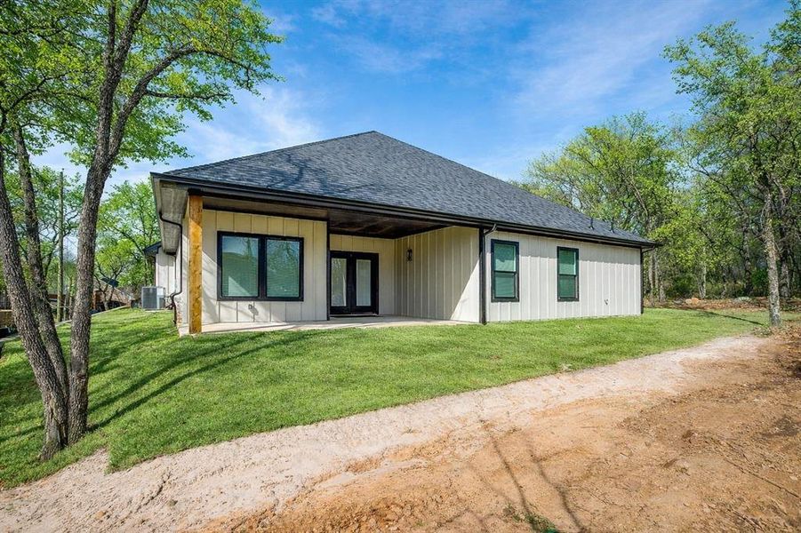 Exterior details and patio area of a home in , Runaway Bay (Image 30). Exterior details and patio area of a home in , Runaway Bay (Image 30).