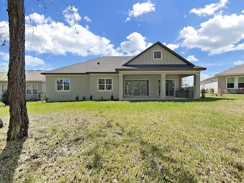 Exterior details and patio area of a home in Southern Hills Plantation, Brooksville (Image 30).