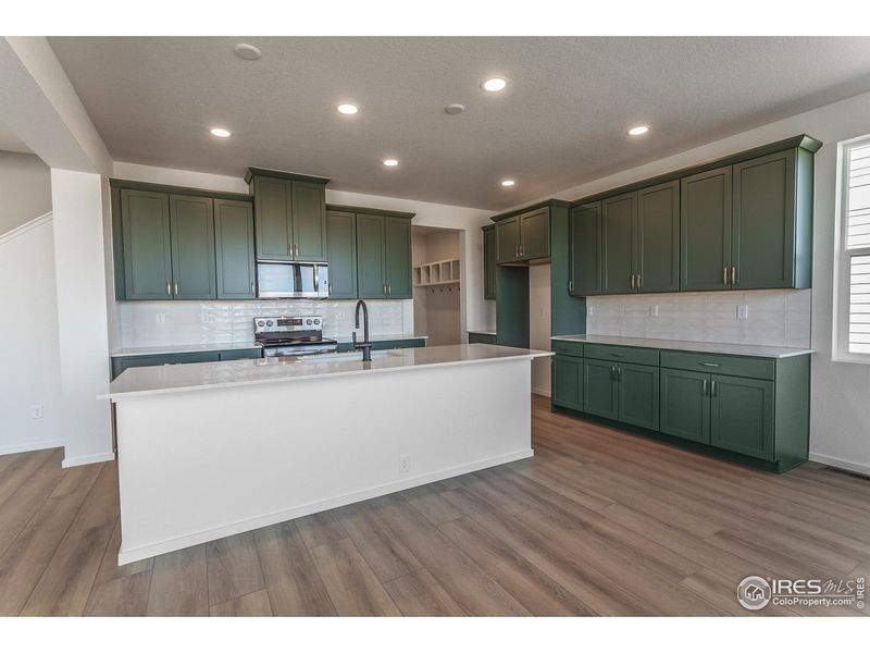 Furnished interior view inside a new home in Trailside Story Collection - Single Family Homes, Timnath (Image 13). Furnished interior view inside a new home in Trailside Story Collection - Single Family Homes, Timnath (Image 13).