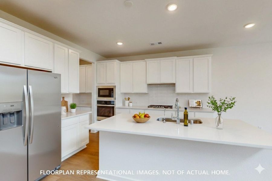 Furnished interior view inside a new home in Sorella, Tomball (Image 8).