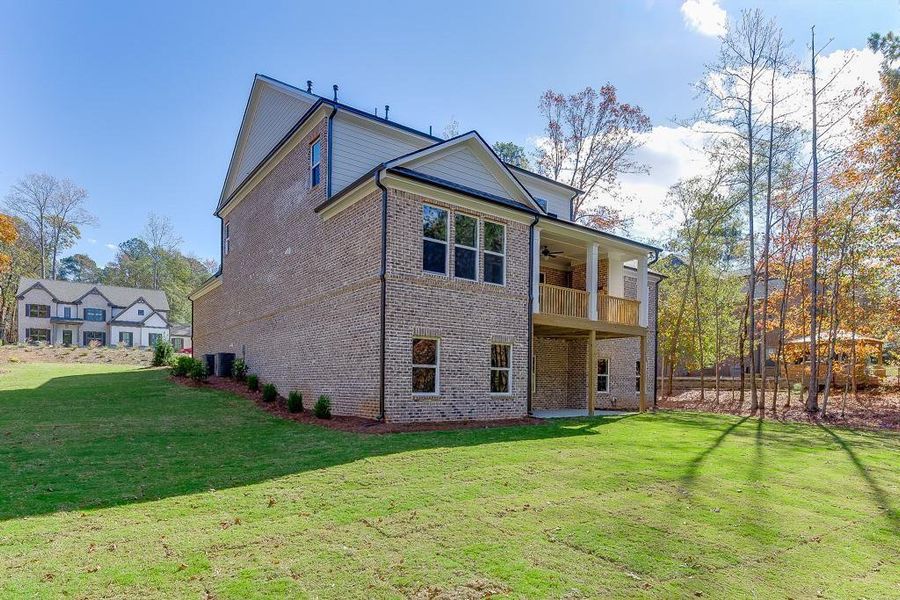 Exterior details and patio area of a home in , Bishop (Image 30).