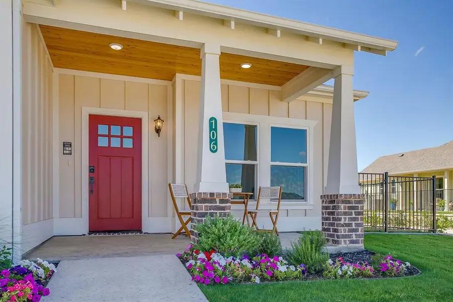 Exterior details and patio area of a home in , Granbury (Image 3). Exterior details and patio area of a home in , Granbury (Image 3).